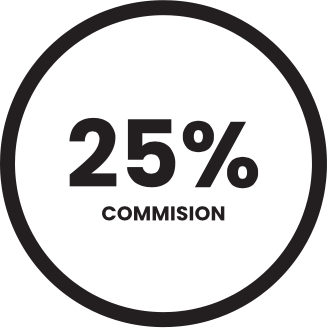 25% Commision